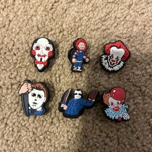 Horror movie croc buttons